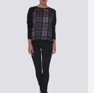 Barbour Millfire Plaid Pullover Sweater 10